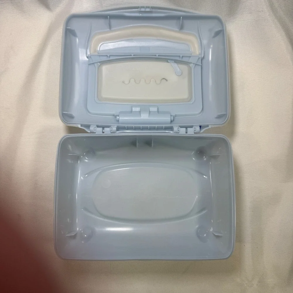 Cottonelle Fresh Care Flushable Wipes Refillable Dispenser Tub Blue Pop Top Case